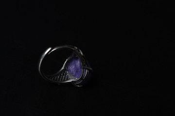 紫龙晶戒指