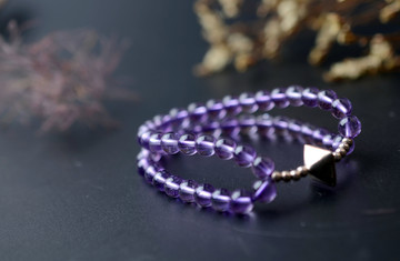 紫水晶原创设计手链