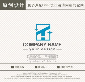TH字母科技公司logo