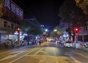 曙光路夜景