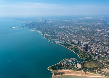 航拍芝加哥建筑