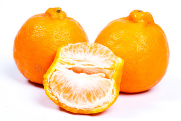丑橘高清白底