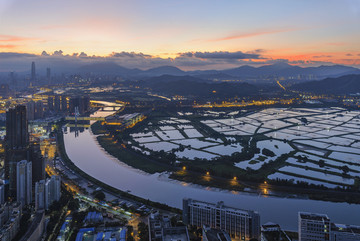 深圳都市风光夜景