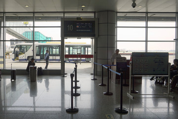 温州机场航站楼出发厅登机口