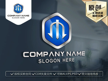 M字母LOGO设计