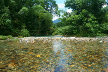 山中溪流