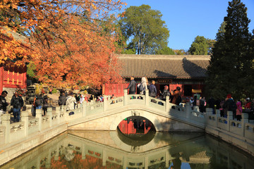 秋季的北京香山静宜园