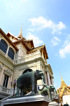 曼谷大皇宫雕像