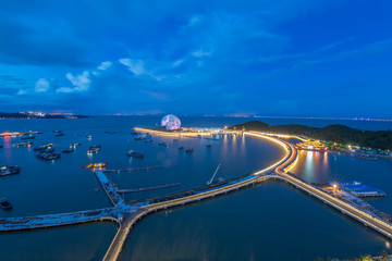 日月贝夜景