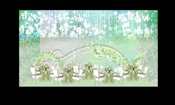 绿色婚礼效果图
