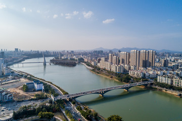 赣州城市全景图