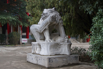 临潼博物馆石狮子