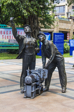 工人雕塑雕像