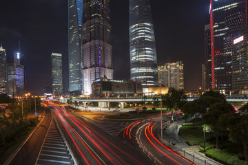 上海陆家嘴夜景高清JPG