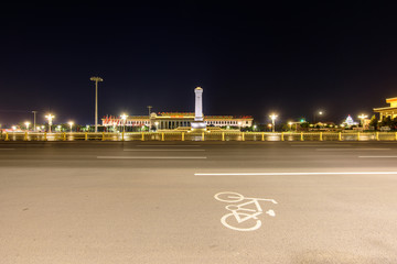 人民英雄纪念碑国家博物馆夜景