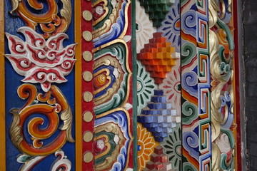 藏式建筑彩绘
