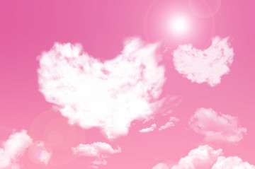 粉色天空