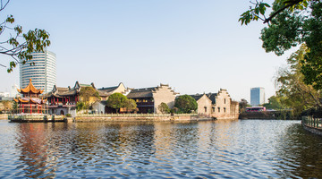 宁波月湖公园景观