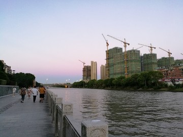 上海浦南运河两岸景观