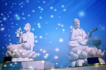 白佛像