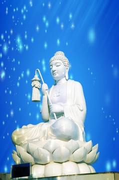 白佛像