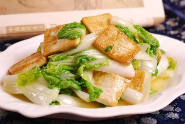 白菜烧豆腐