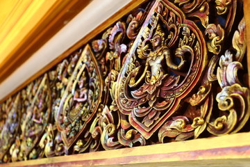 泰国寺庙木雕纹饰