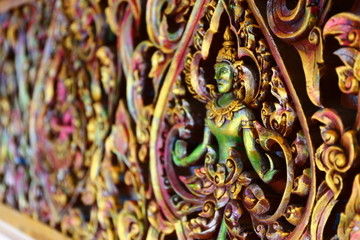 泰国寺庙木雕纹饰