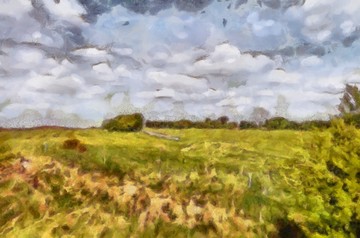 欧式风景油画装饰画
