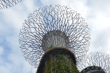 新加坡花园城市空中花园造型