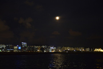 香港浅水湾夜景