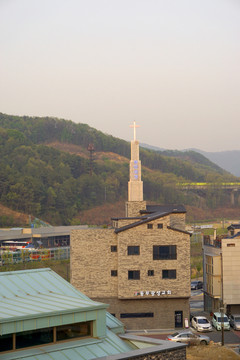 韩国宗教建筑教堂