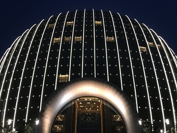 北京日出东方凯宾斯基酒店夜景