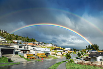 惠灵顿波里鲁阿雨天彩虹