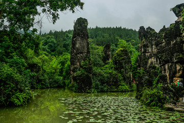 黄果树水上石林