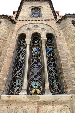 希腊教堂的窗户