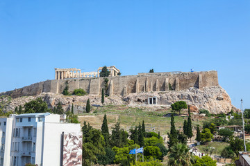 希腊雅典卫城帕特农神庙