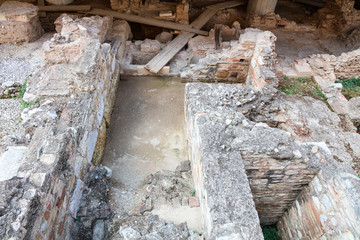 雅典卫城博物馆考古挖掘现场