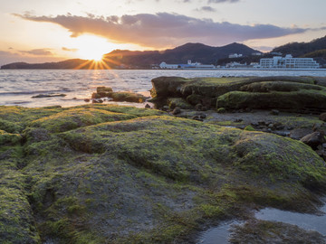 日本香川县海岸