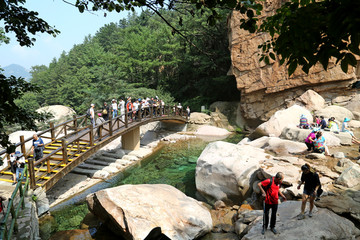 山东青岛崂山北九水游览区