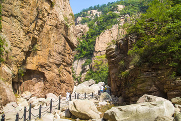 山东青岛崂山北九水游览区