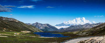 醉美川西折多山全景图