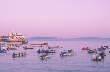 大海傍晚风景