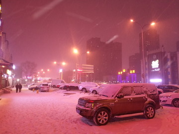 哈尔滨冬天的大雪