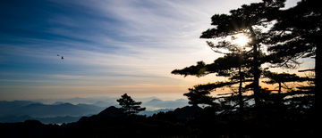 黄山夕阳