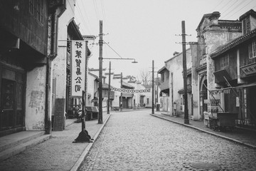 上海民国黑白照片