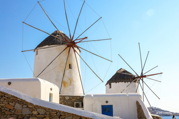 希腊米克诺斯岛卡特米利风车
