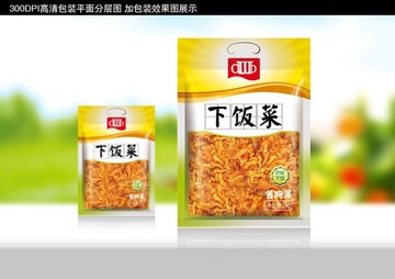 榨菜下饭菜包装设计