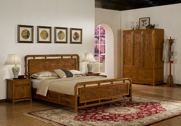 花梨木大床红木卧室家具