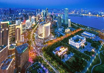南昌红谷滩CBD全景图